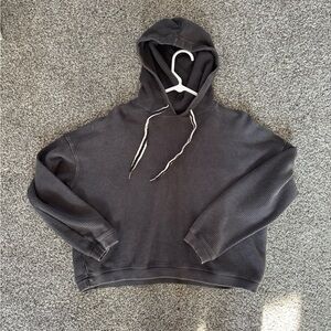 Aerie Grey Cropped Sweatshirt